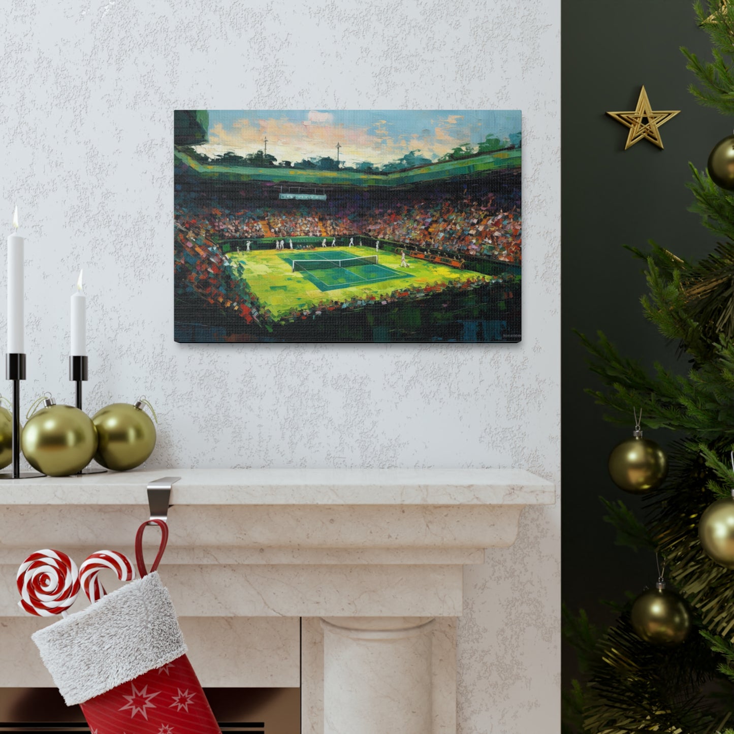 Tennis Painting for Living Room Oil Painting for Dining Room Painting for Bedroom Painting for GOffice Painting of Wimbledon