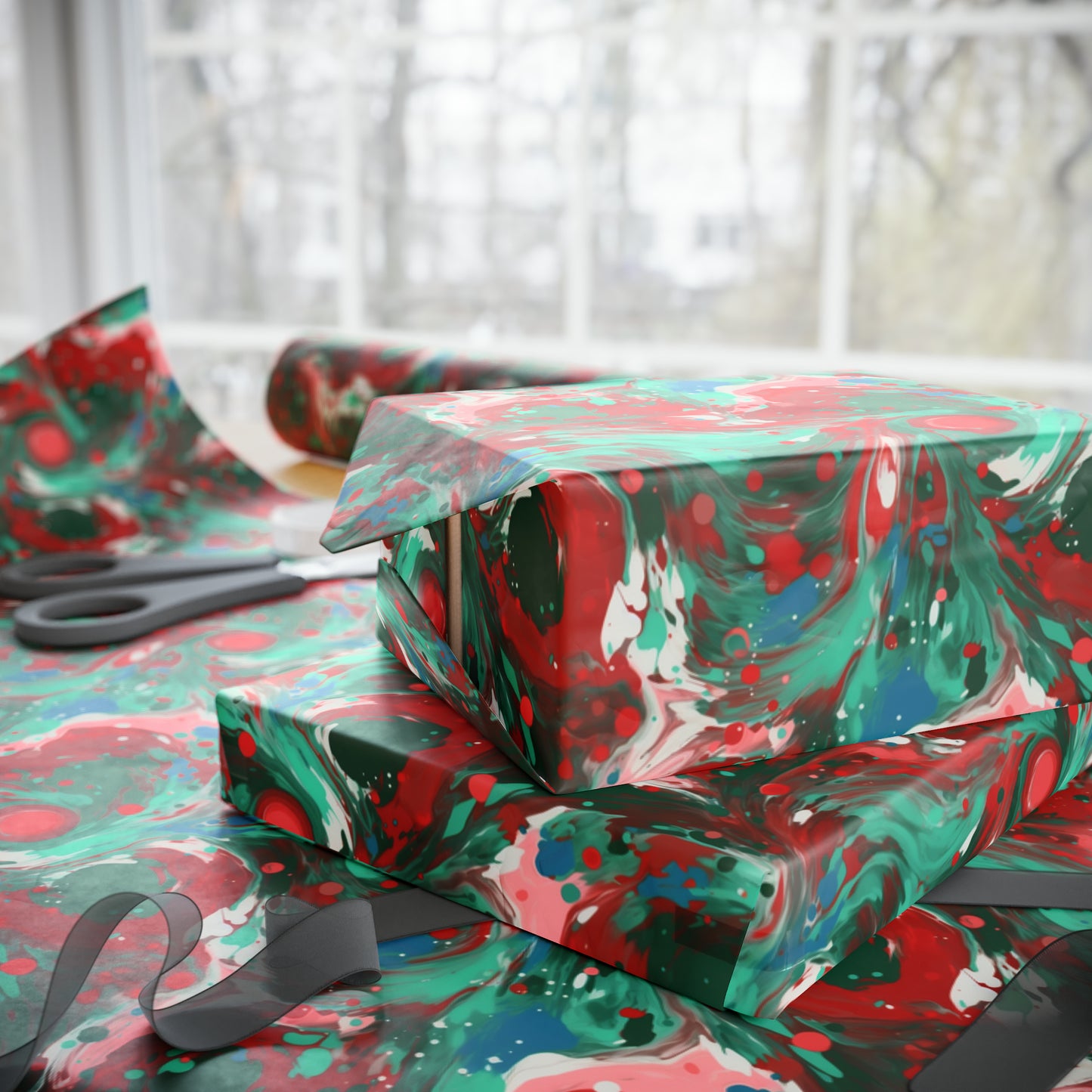 Christmas Wrapping Paper for Christmas Santa Clause Wrapping Paper Custom Wrapping Paper