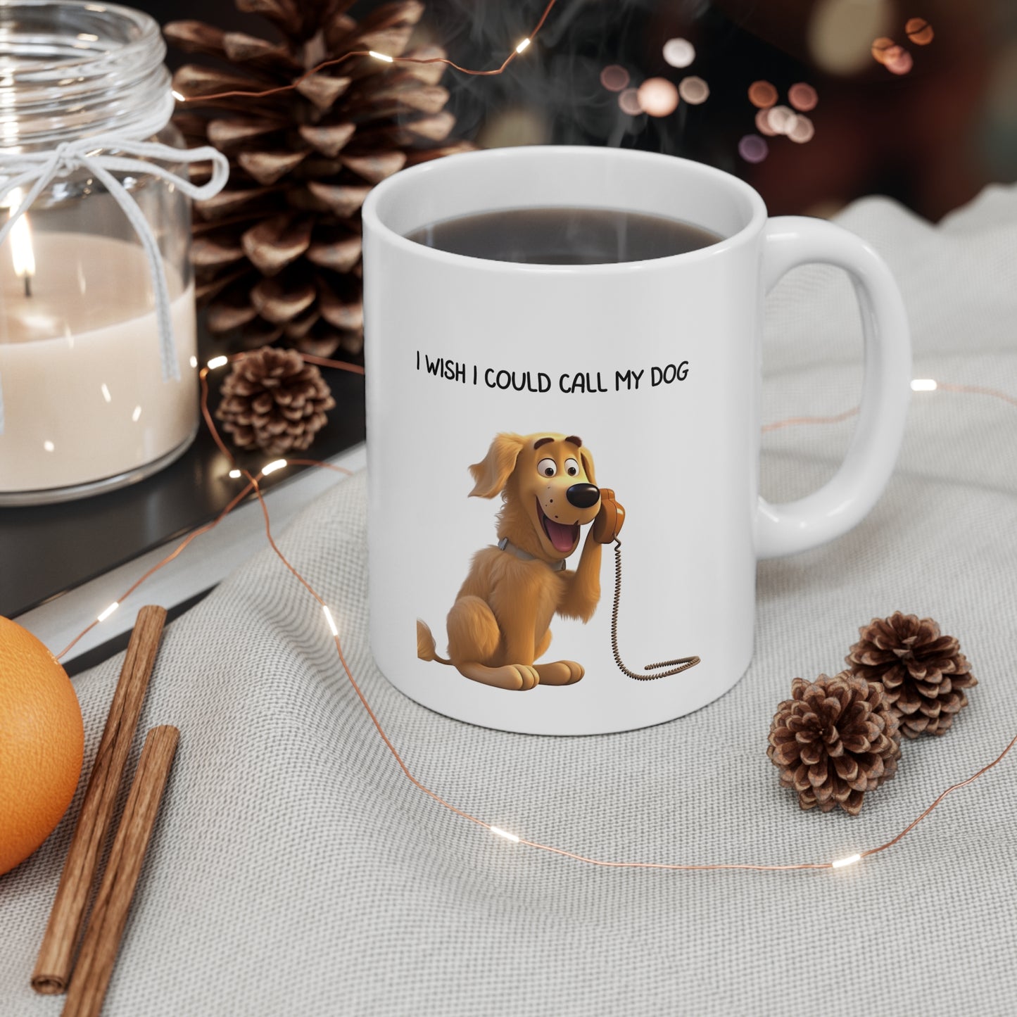 Golden Retriever Ceramic Mug 11oz Coffee Mug for Coffee Mug for Tea Mug for Hot Beverages Hot Chocolate Mug