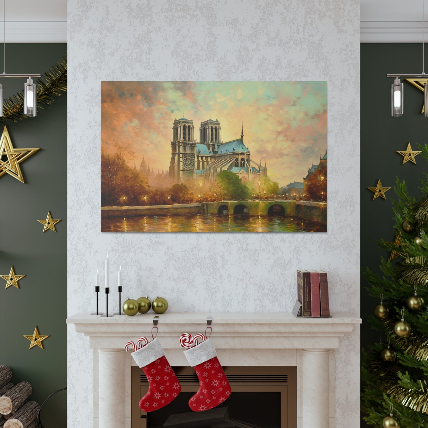 Notre Dame Cathedral Painting for Living Room Oil Painting for Dining Room Painting for Bedroom Painting for Bedroom Painting on Canvas