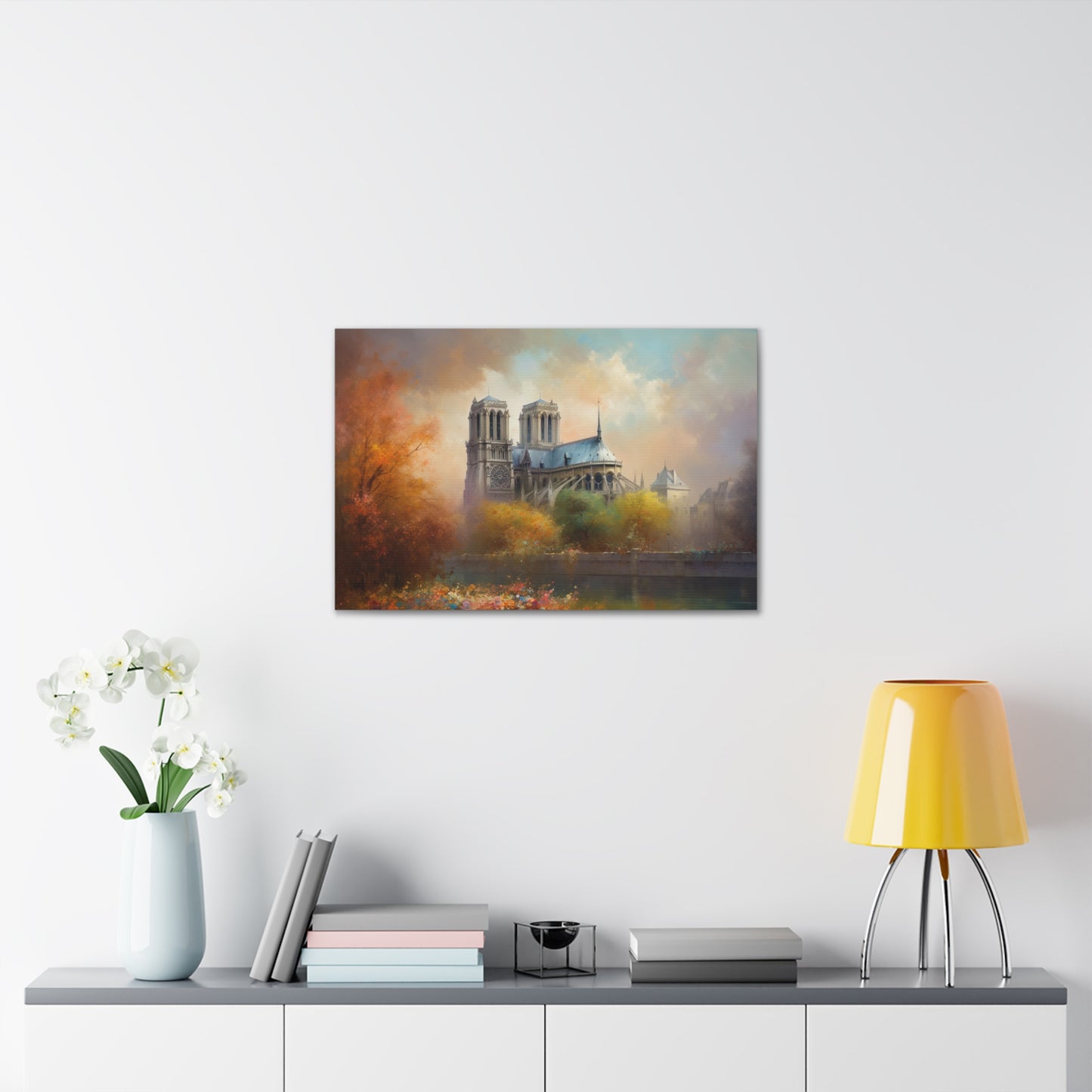 Notre Dame Cathedral Painting for Living Room Oil Painting for Dining Room Painting for Bedroom Painting for Bedroom Painting on Canvas