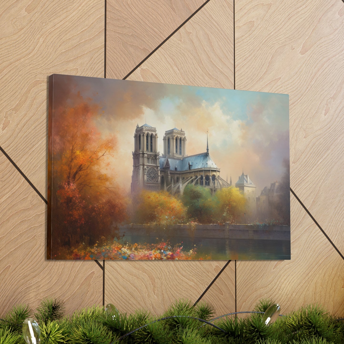 Notre Dame Cathedral Painting for Living Room Oil Painting for Dining Room Painting for Bedroom Painting for Bedroom Painting on Canvas