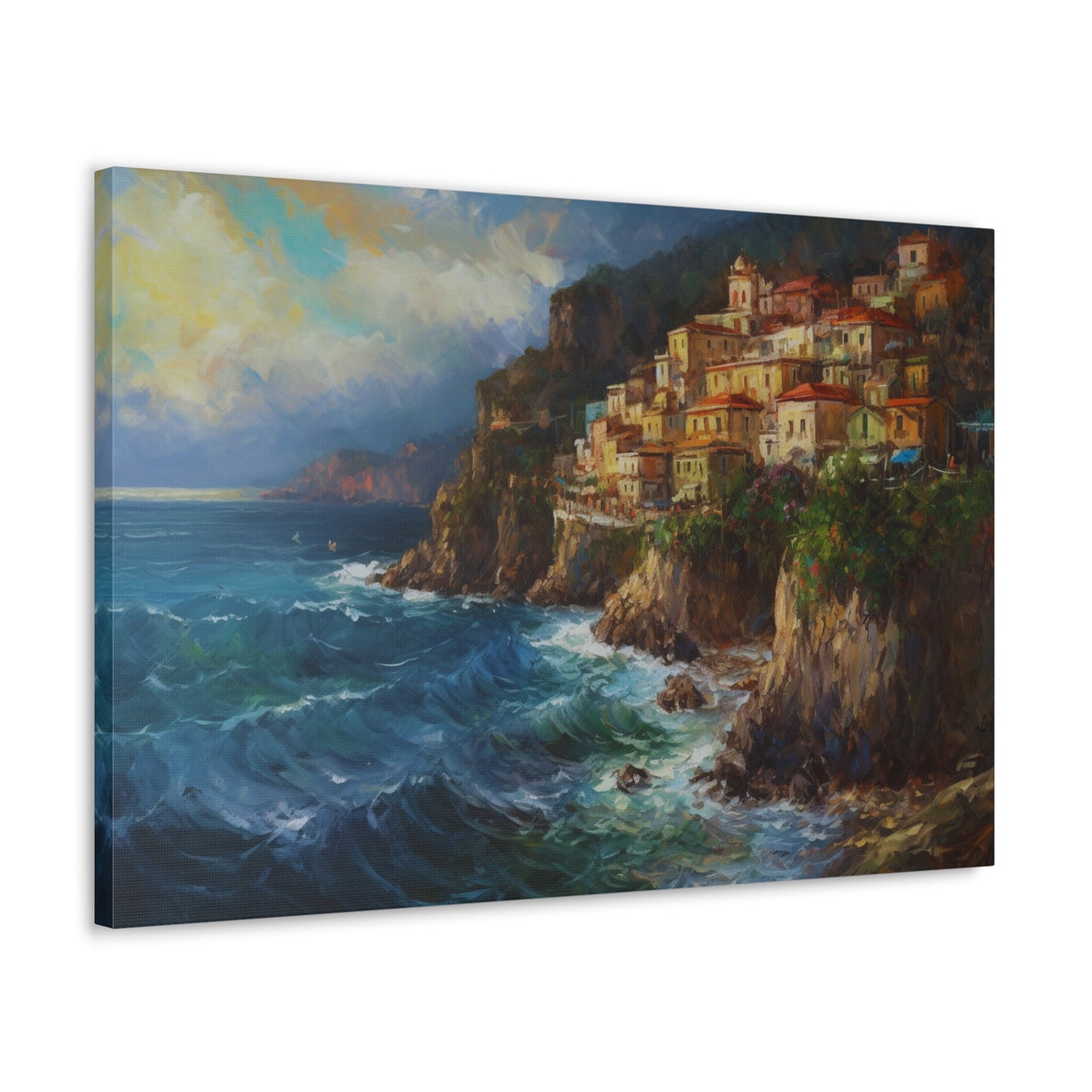 Landscape Painting for Living Room Oil Painting for Dining Room Painting for Bedroom Painting for Office Painting of Amalfi Coast