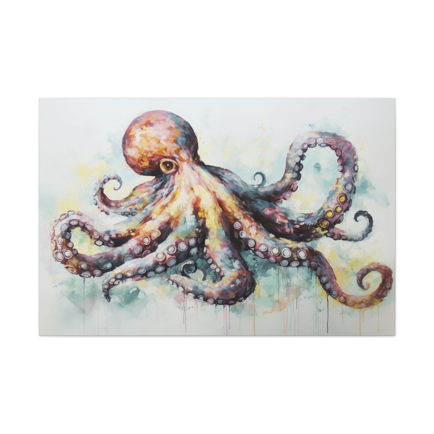 Octopus Oil Painting for Living Room Oil Painting for Dining Room Painting for Bedroom Painting for Office Painting of Octopus