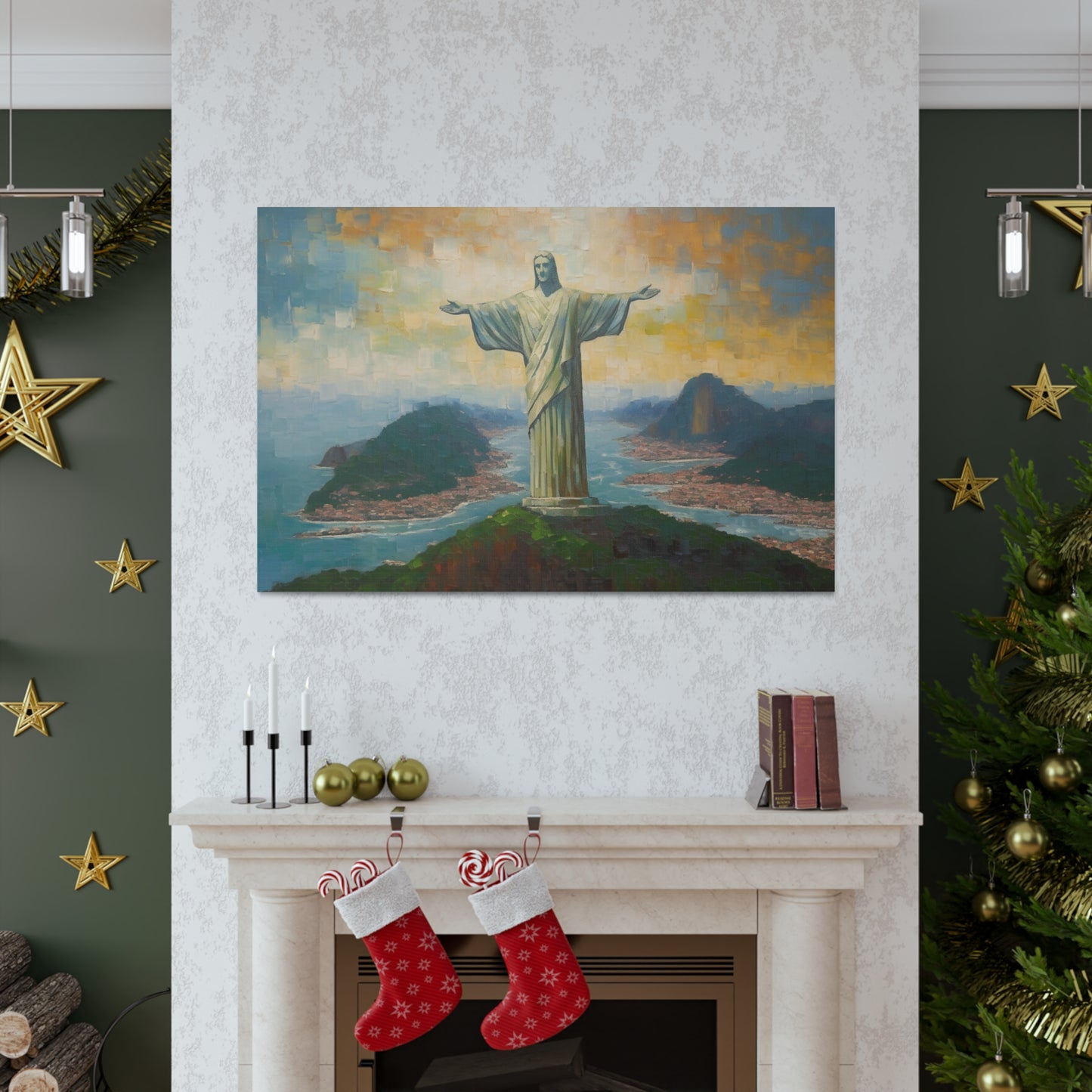 Painting for Living Room Oil Painting for Dining Room Painting for Bedroom Painting for Bedroom Painting of Christ the Redeemer