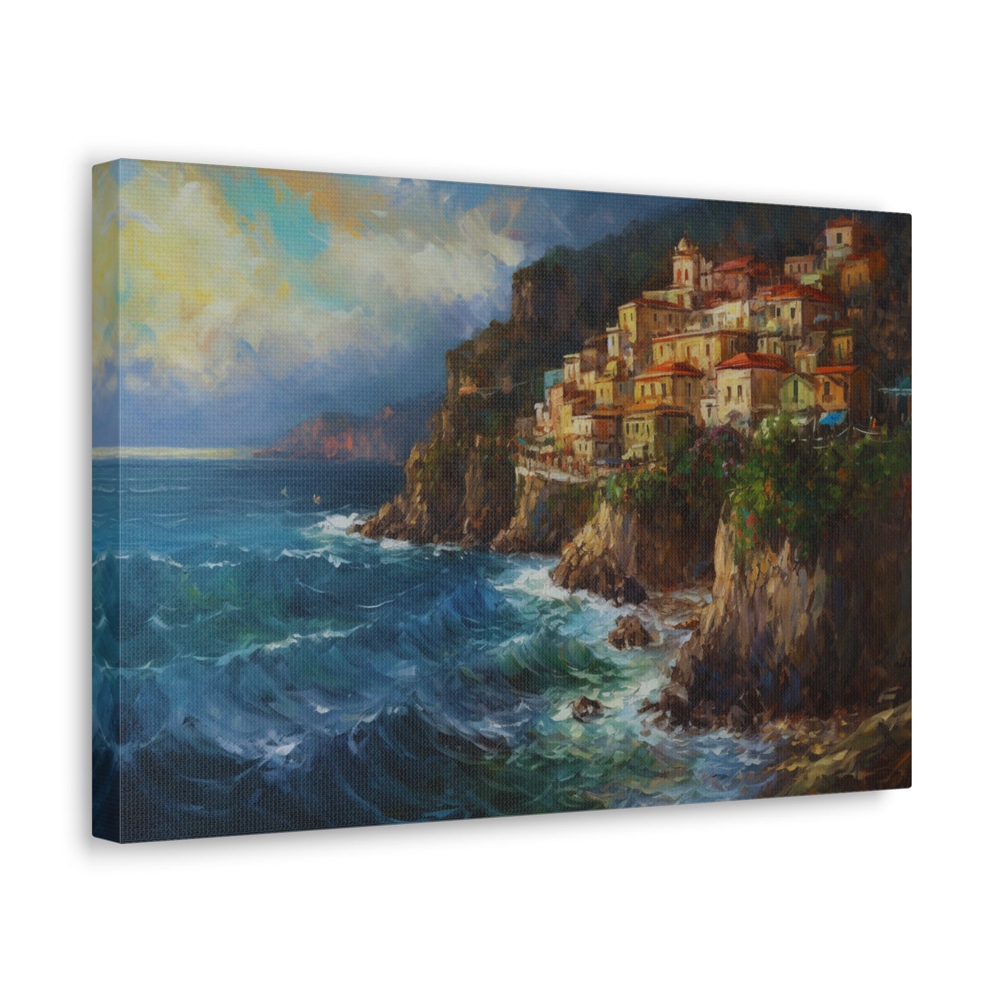 Landscape Painting for Living Room Oil Painting for Dining Room Painting for Bedroom Painting for Office Painting of Amalfi Coast