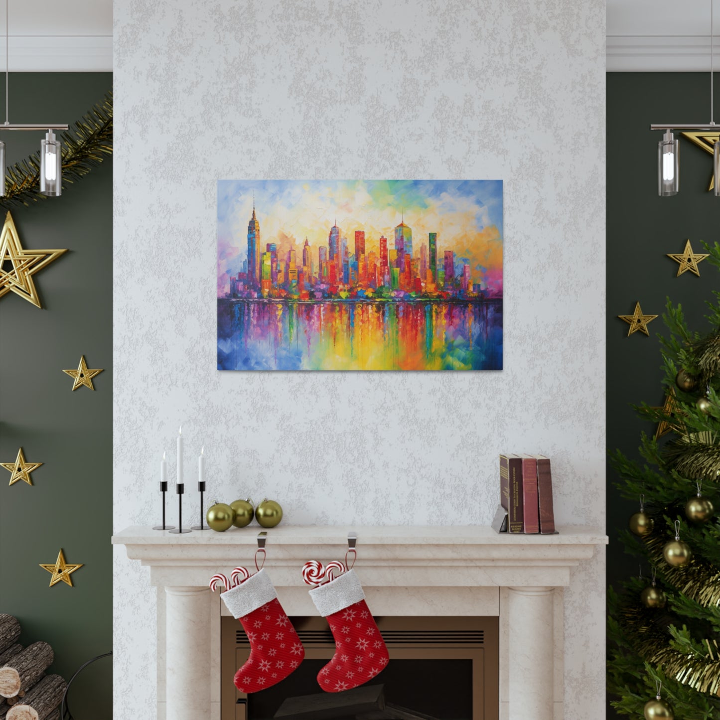 New York City Painting for Living Room Oil Painting for Dining Room Painting for Bedroom Painting for Bedroom Painting of NYC