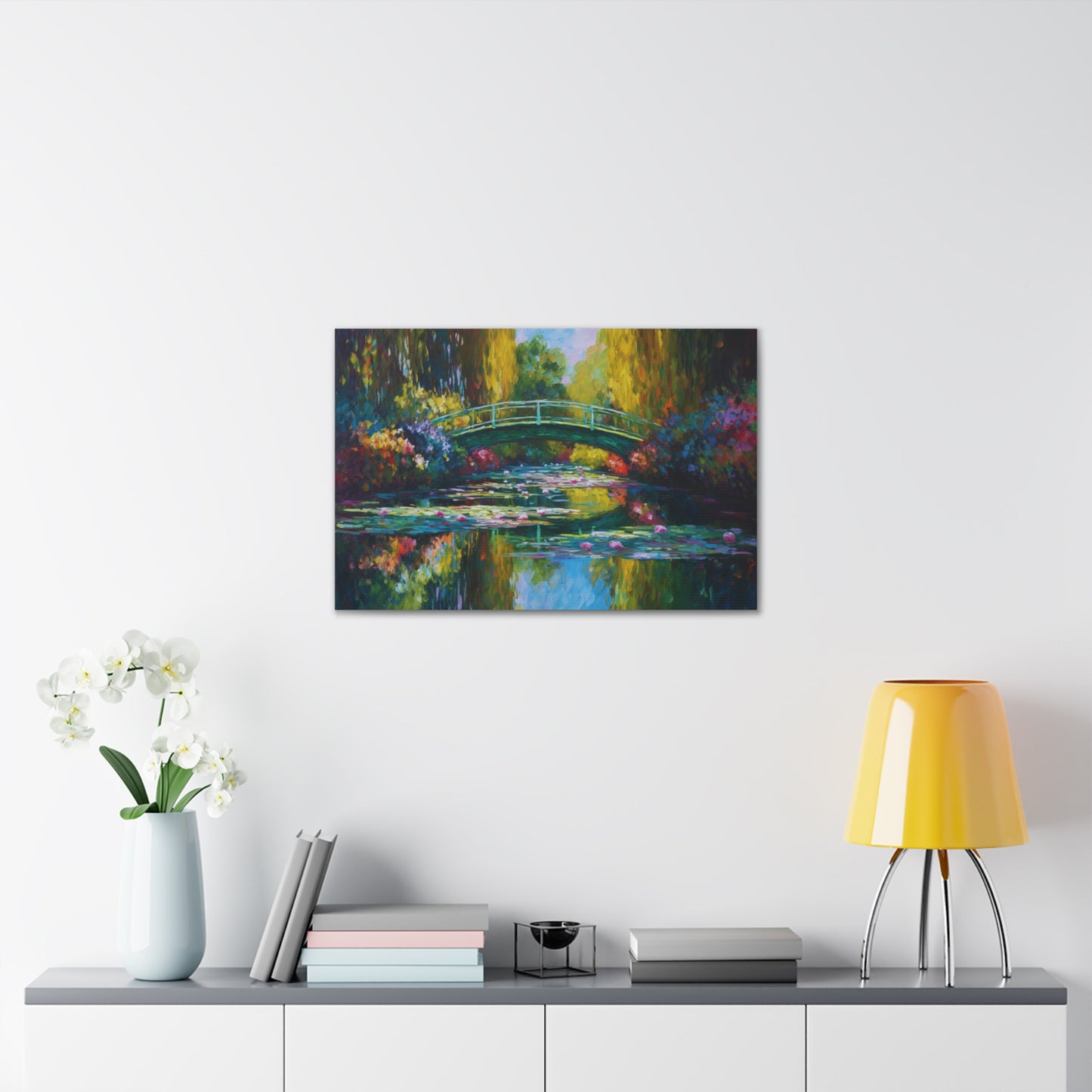 Painting for Living Room Oil Painting for Dining Room Painting for Bedroom Painting for Bedroom Painting on Canvas Lily Bridge Painting