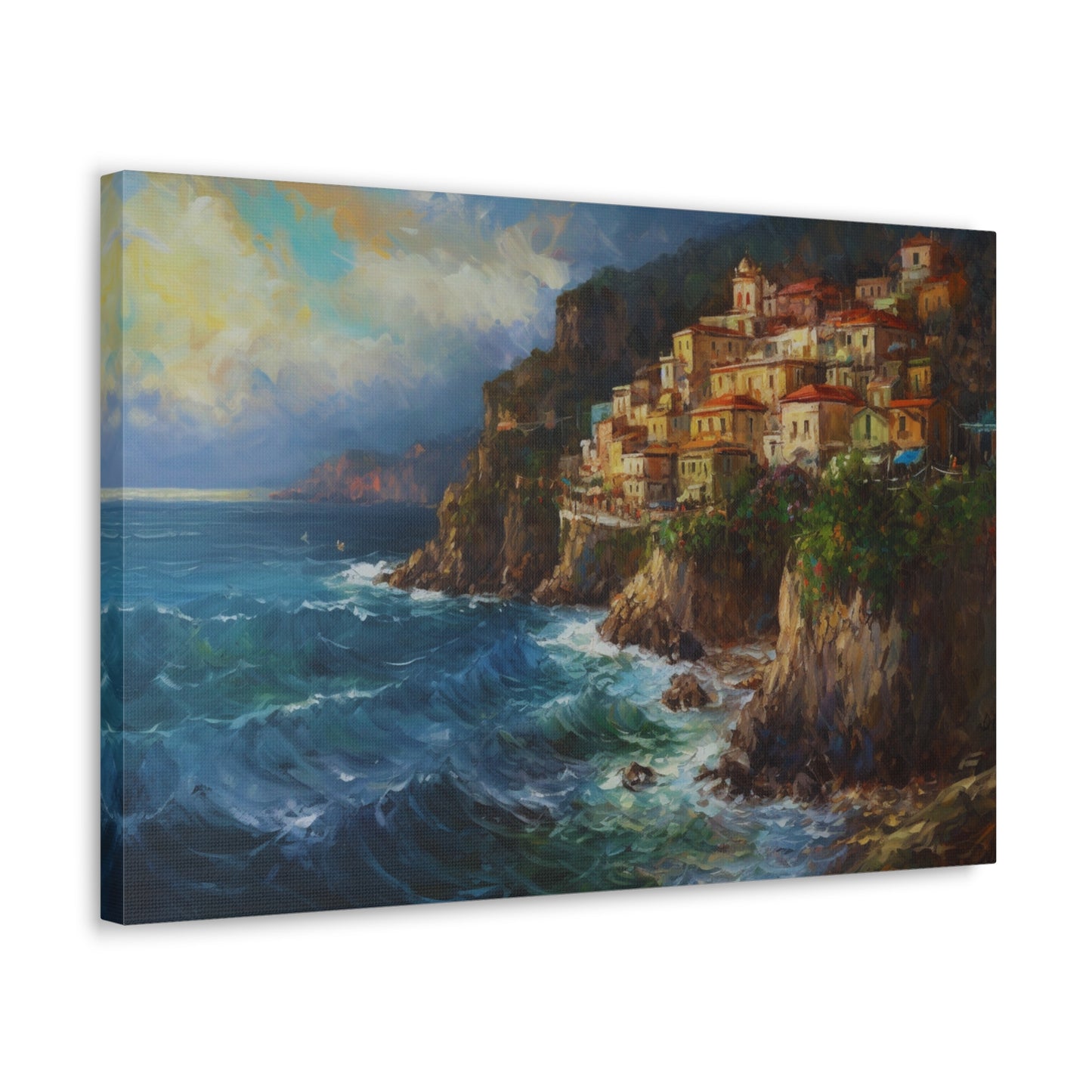 Landscape Painting for Living Room Oil Painting for Dining Room Painting for Bedroom Painting for Office Painting of Amalfi Coast