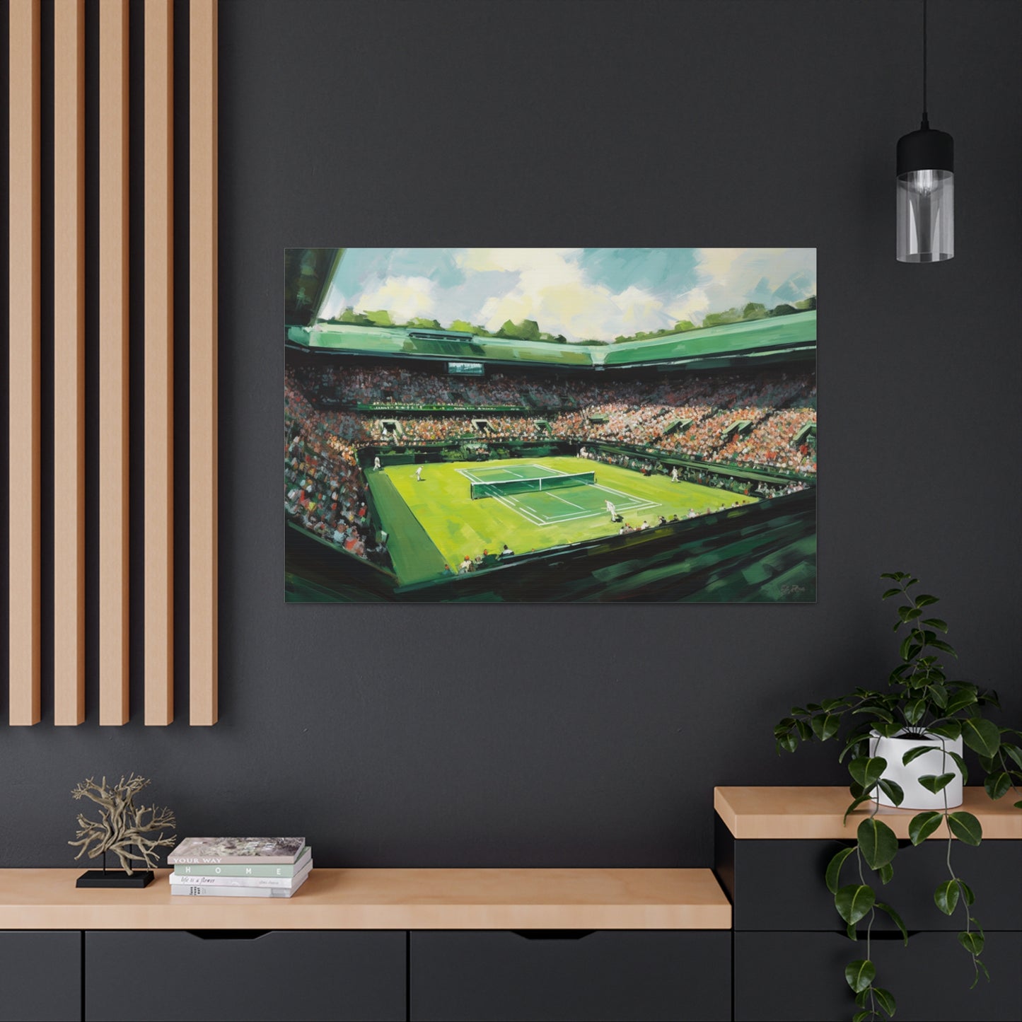 Tennis Painting for Living Room Oil Painting Dining Room Painting for Bedroom Painting for Office Painting of Wimbledon