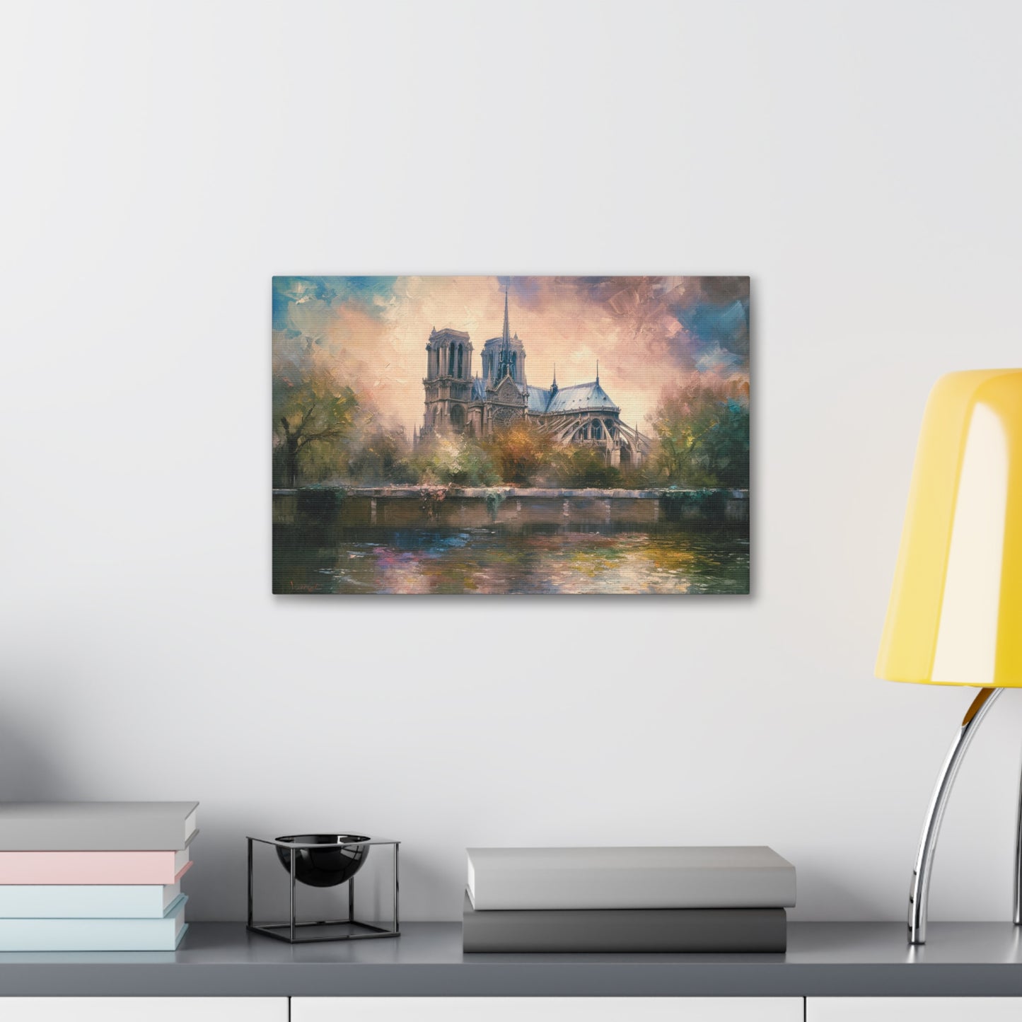 Notre Dame Cathedral Painting for Living Room Oil Painting for Dining Room Painting for Bedroom Painting for Bedroom Painting on Canvas