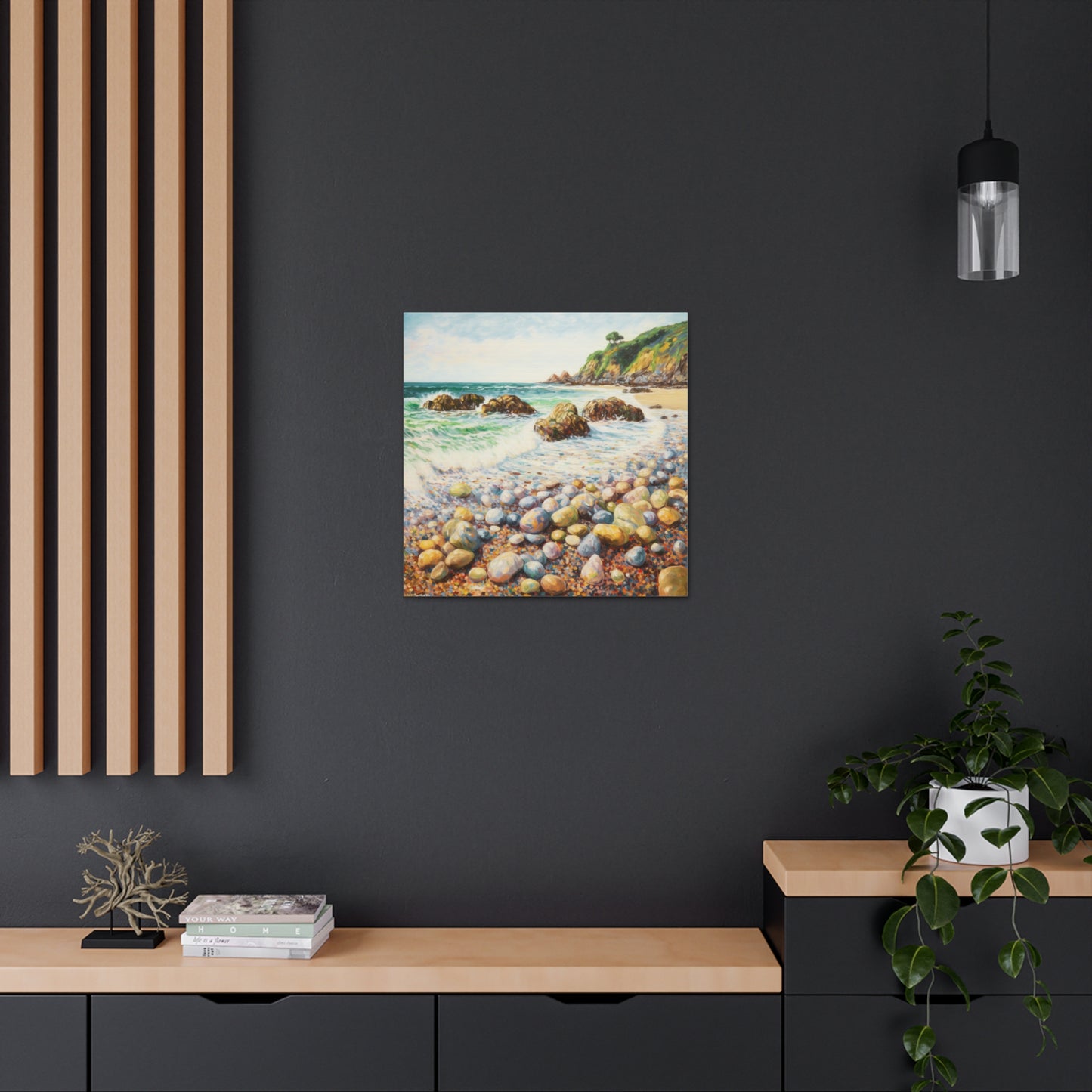 Beach Painting for Living Room Oil Painting for Dining Room Painting for Bedroom Painting for Office Painting of Rock Beach