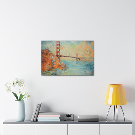 Golden Gate Bridge Painting for Living Room Oil Painting for Dining Room Painting for Bedroom Painting for Office Painting of San Francisco