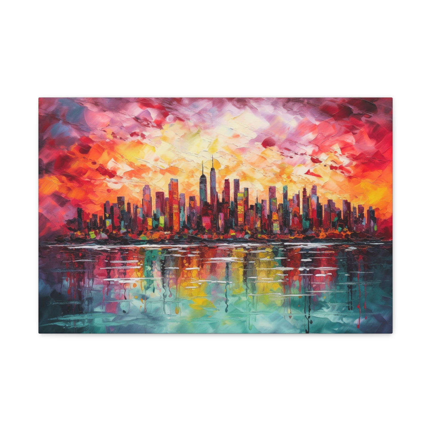 New York City Painting for Living Room Oil Painting for Dining Room Painting for Bedroom Painting for Bedroom Painting of NYC