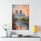 Notre Dame Cathedral Painting for Living Room Oil Painting for Dining Room Painting for Bedroom Painting for Bedroom Painting on Canvas