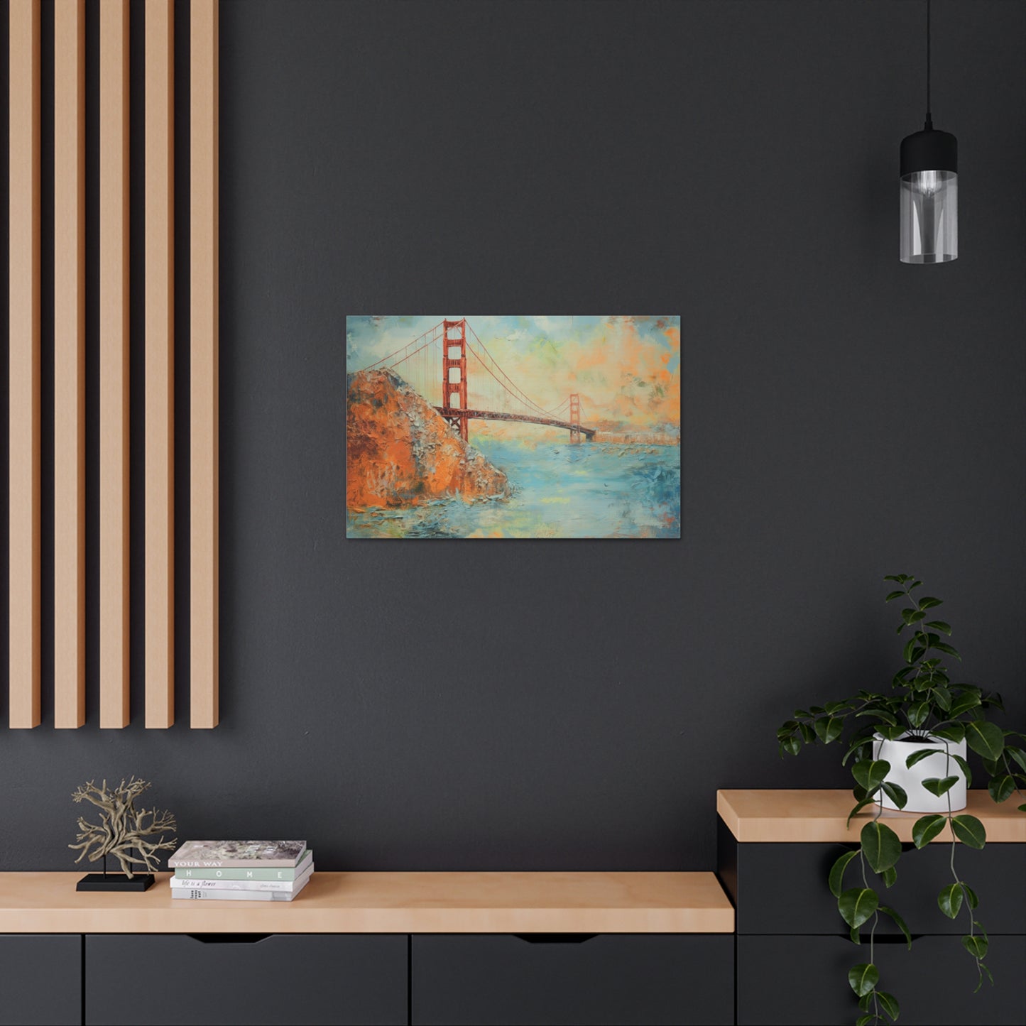 Golden Gate Bridge Painting for Living Room Oil Painting for Dining Room Painting for Bedroom Painting for Office Painting of San Francisco