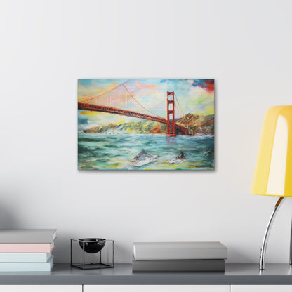 Golden Gate Bridge Painting for Living Room Oil Painting for Dining Room Painting for Bedroom Painting for Office Painting of San Francisco