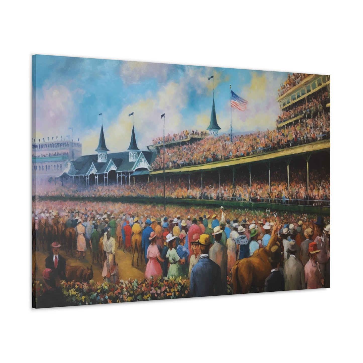 Horse Painting for Living Room Oil Painting for Dining Room Painting for Bedroom Painting for Bedroom Painting on Canvas Kentucky Derby