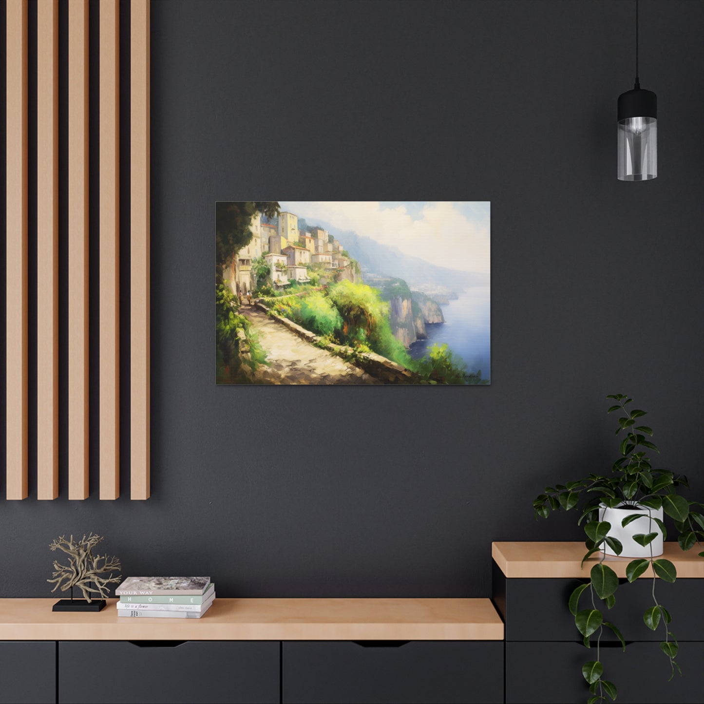 Landscape Painting for Living Room Oil Painting for Dining Room Painting for Bedroom Painting for Office Painting of Amalfi Coast