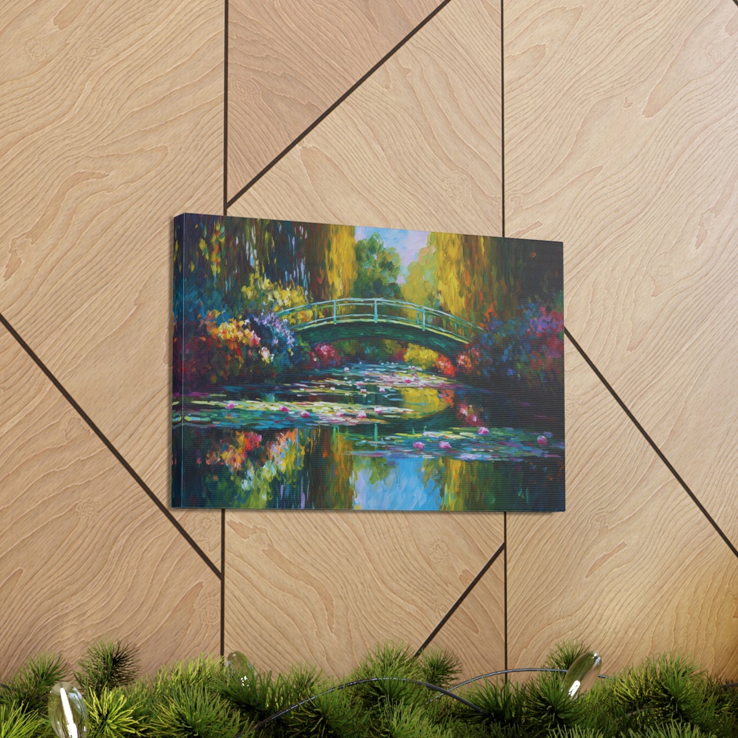 Painting for Living Room Oil Painting for Dining Room Painting for Bedroom Painting for Bedroom Painting on Canvas Lily Bridge Painting