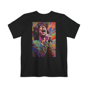 Rolling Stones T-shirt  Mick Jagger T-Shirt for Concert T-Shirt for Musical Festival T-shirt Rolling Stones Pocket T-Shirt