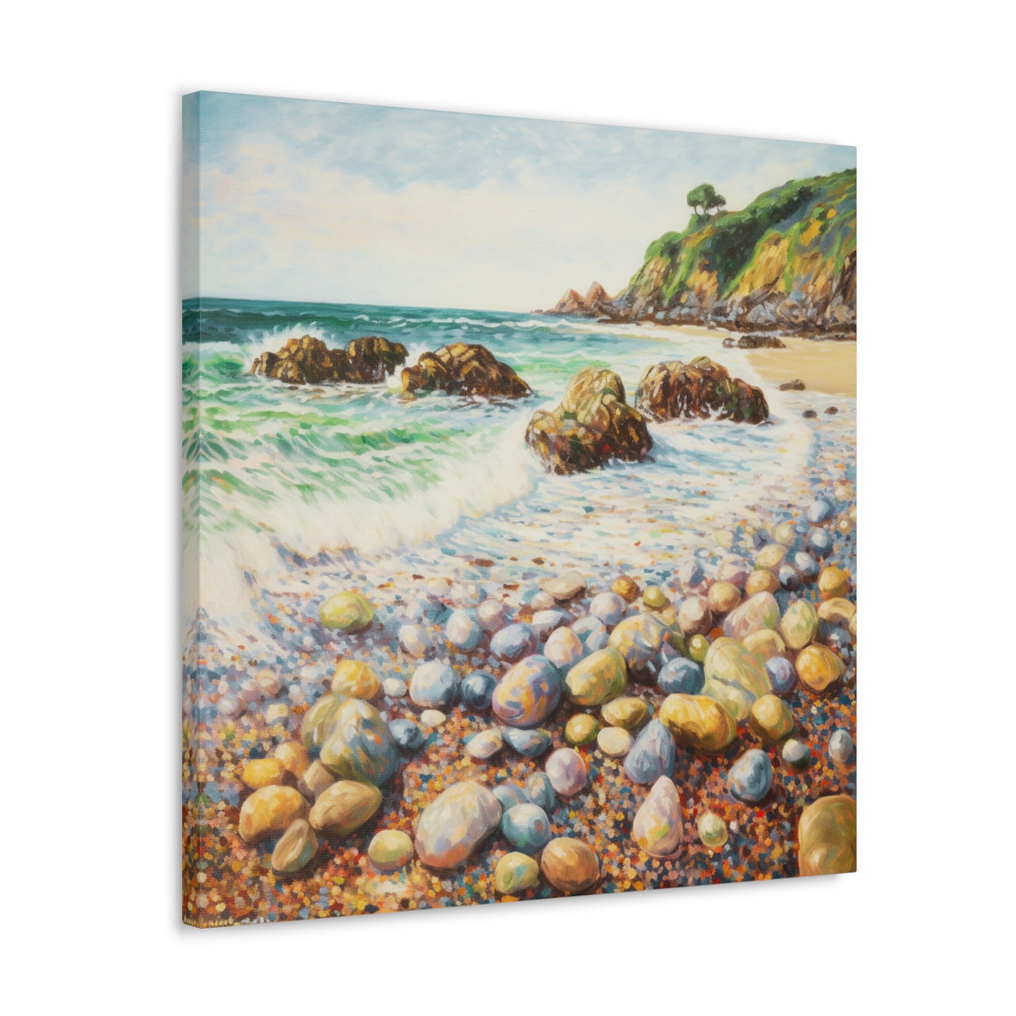 Beach Painting for Living Room Oil Painting for Dining Room Painting for Bedroom Painting for Office Painting of Rock Beach