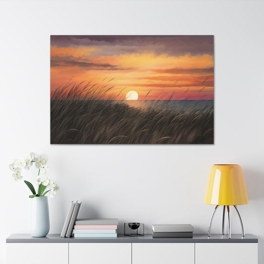 Sunset Painting for Living Room Oil Painting for Dining Room Painting for Bedroom Painting for Bedroom Painting on Canvas Beach Painting