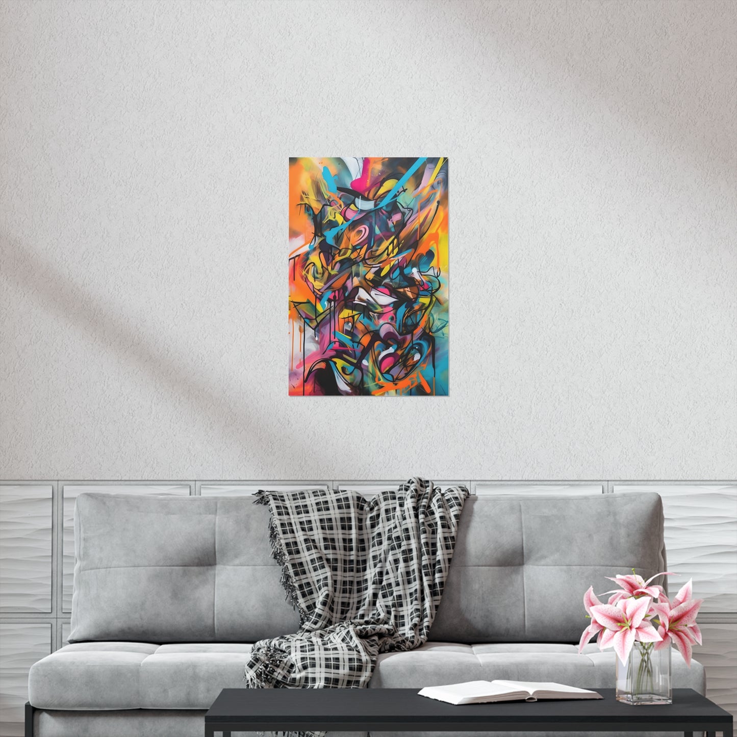 Abstract Art Graffiti Art for Living Room Art for Bedroom Art for Kids Room Art for Office Art