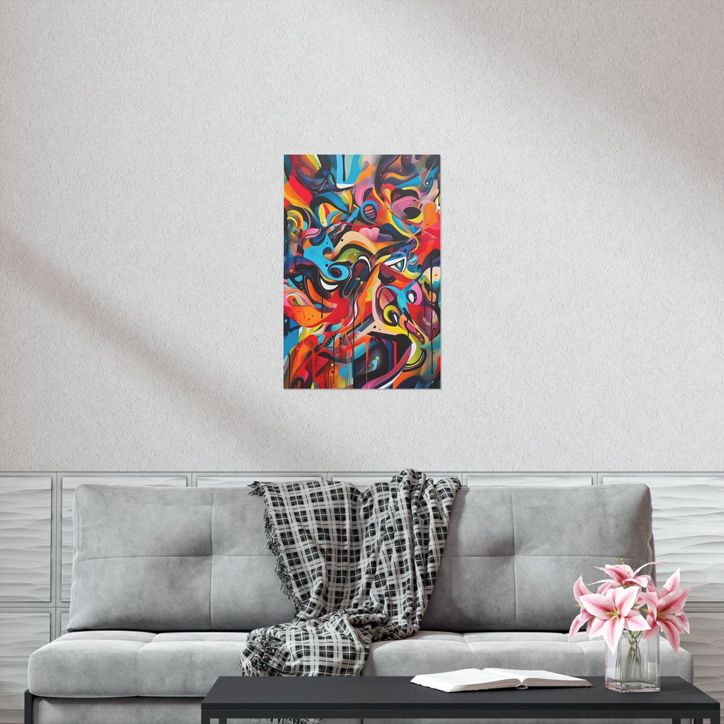 Abstract Art Graffiti Art for Living Room Art for Bedroom Art for Kids Room Art for Office Art