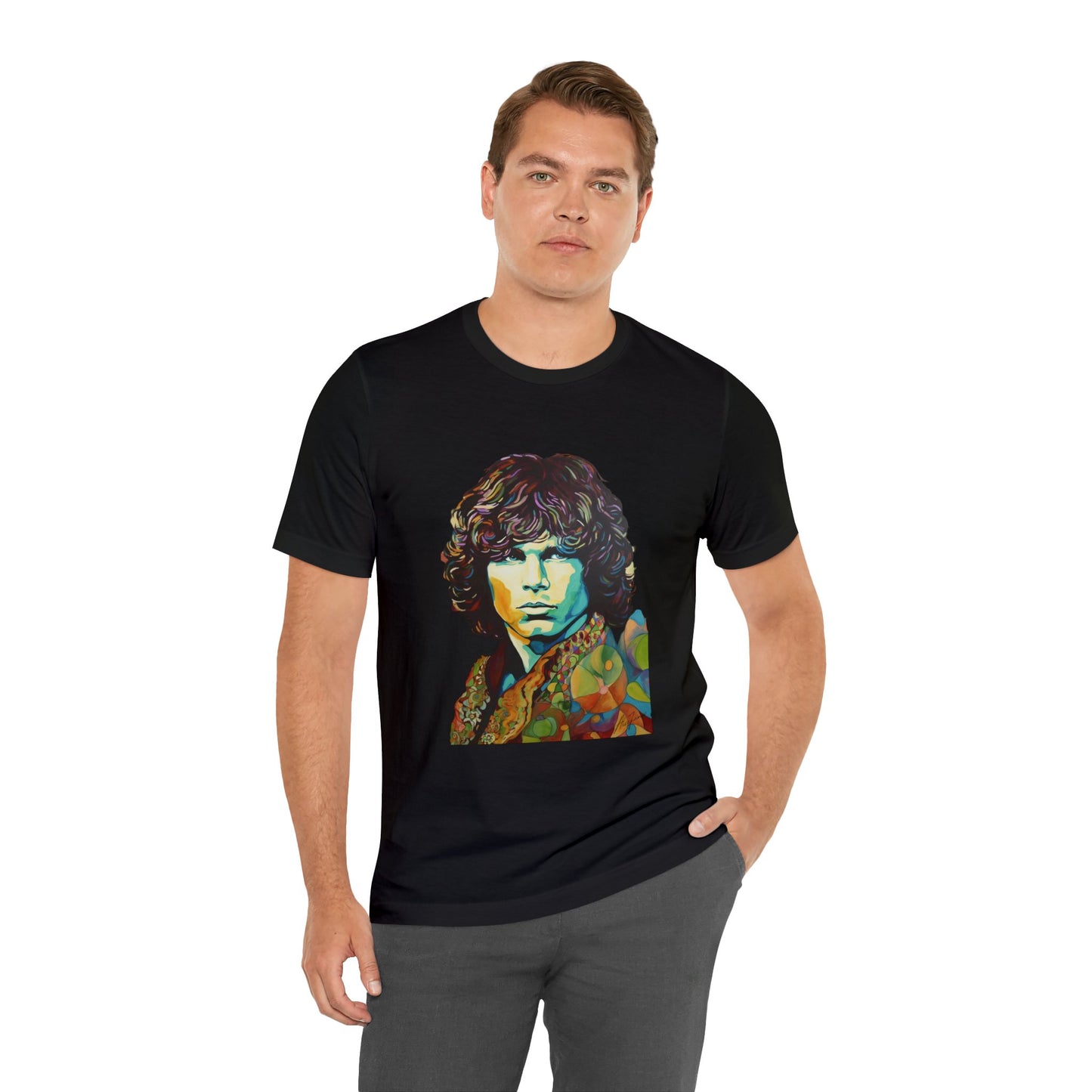 Jim Morrison T-shirt The Doors T-Shirt for Concert T-Shirt for Musical Festival T-shirt Jim Morrison Pocket T-Shirt