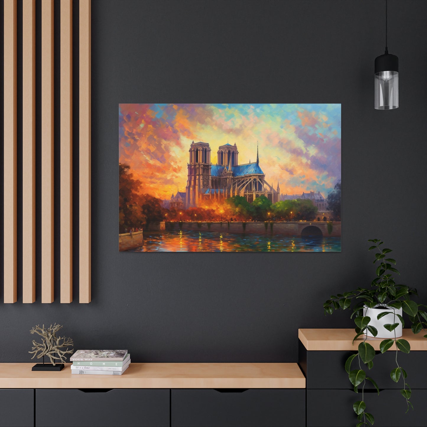 Notre Dame Cathedral Painting for Living Room Oil Painting for Dining Room Painting for Bedroom Painting for Bedroom Painting on Canvas