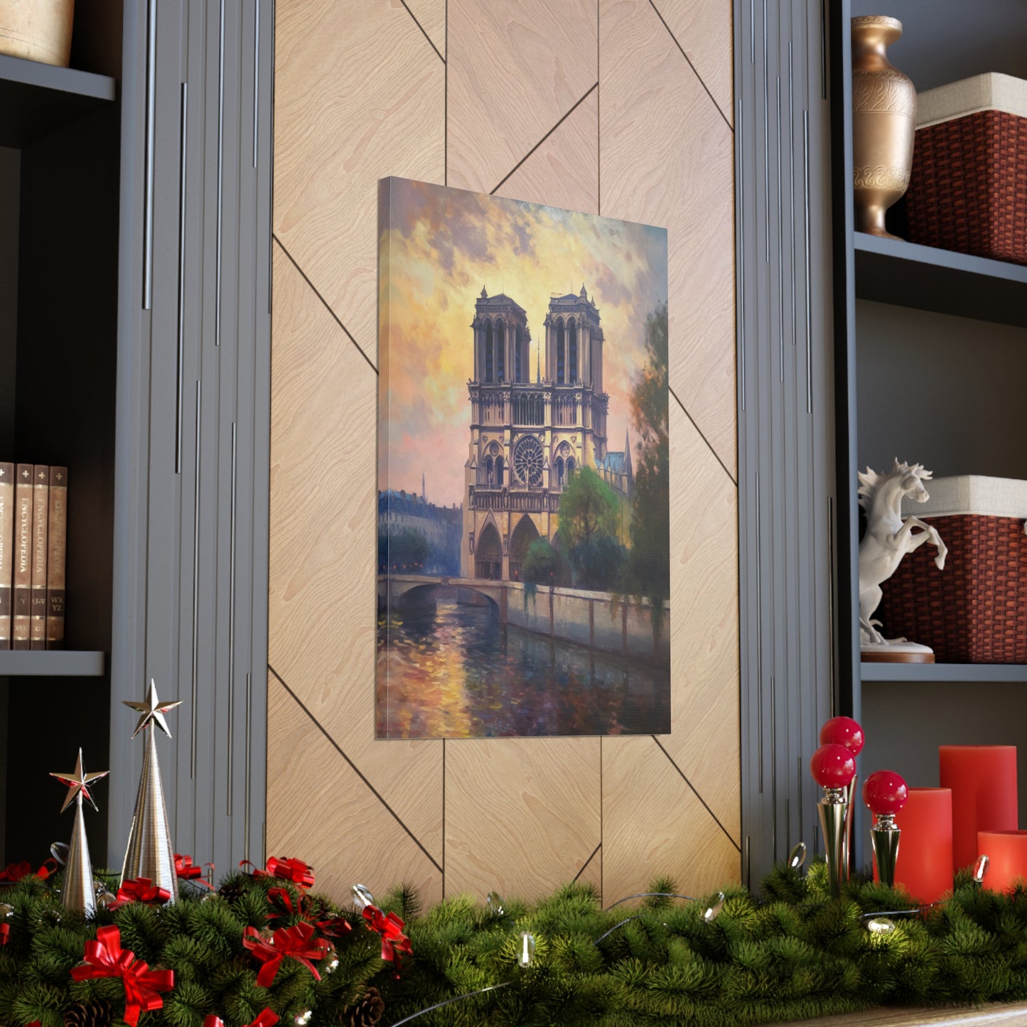 Notre Dame Cathedral Painting for Living Room Oil Painting for Dining Room Painting for Bedroom Painting for Bedroom Painting on Canvas