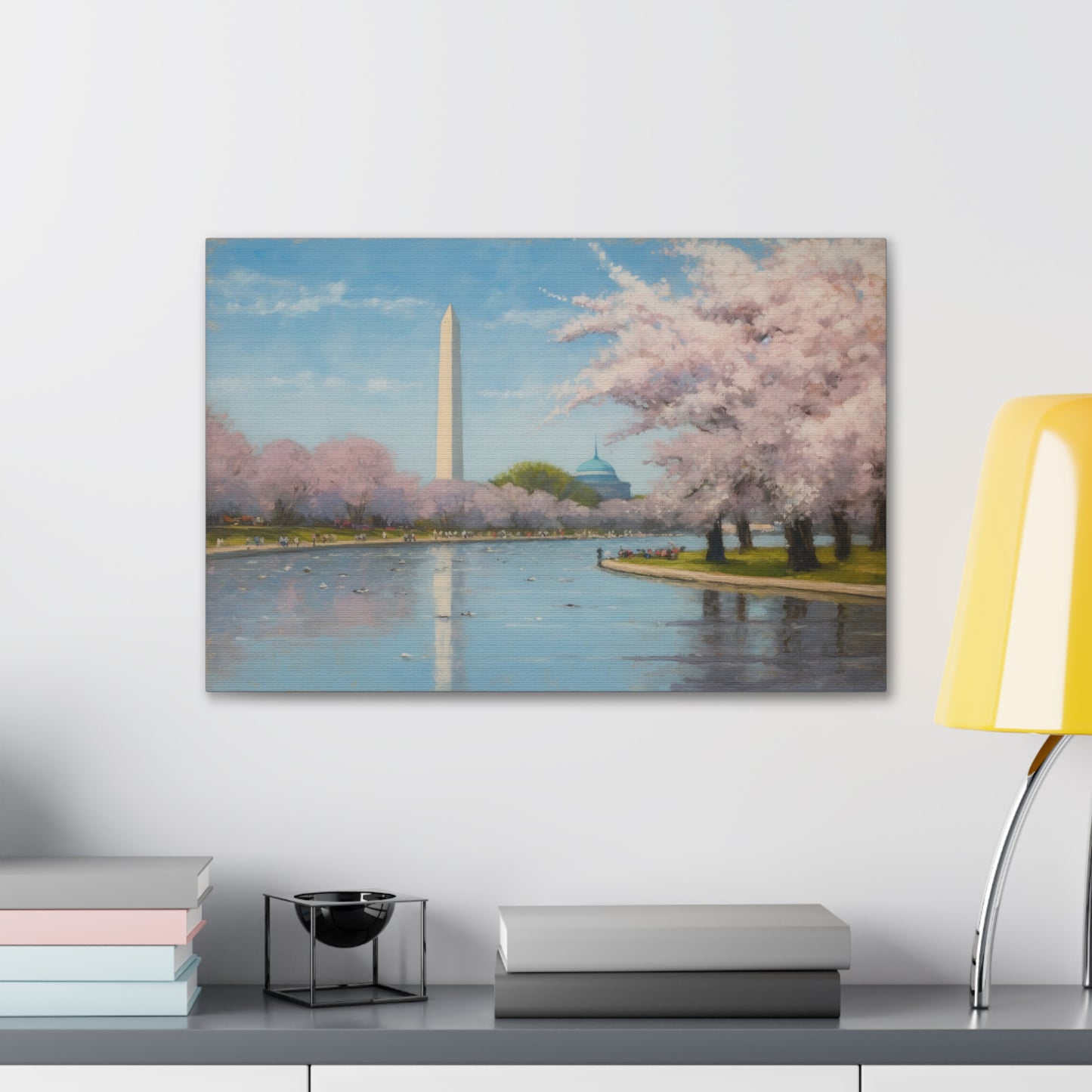 Washington Monument Painting for Living Room Oil Painting for Dining Room Painting for Office Painting of Washington Monument