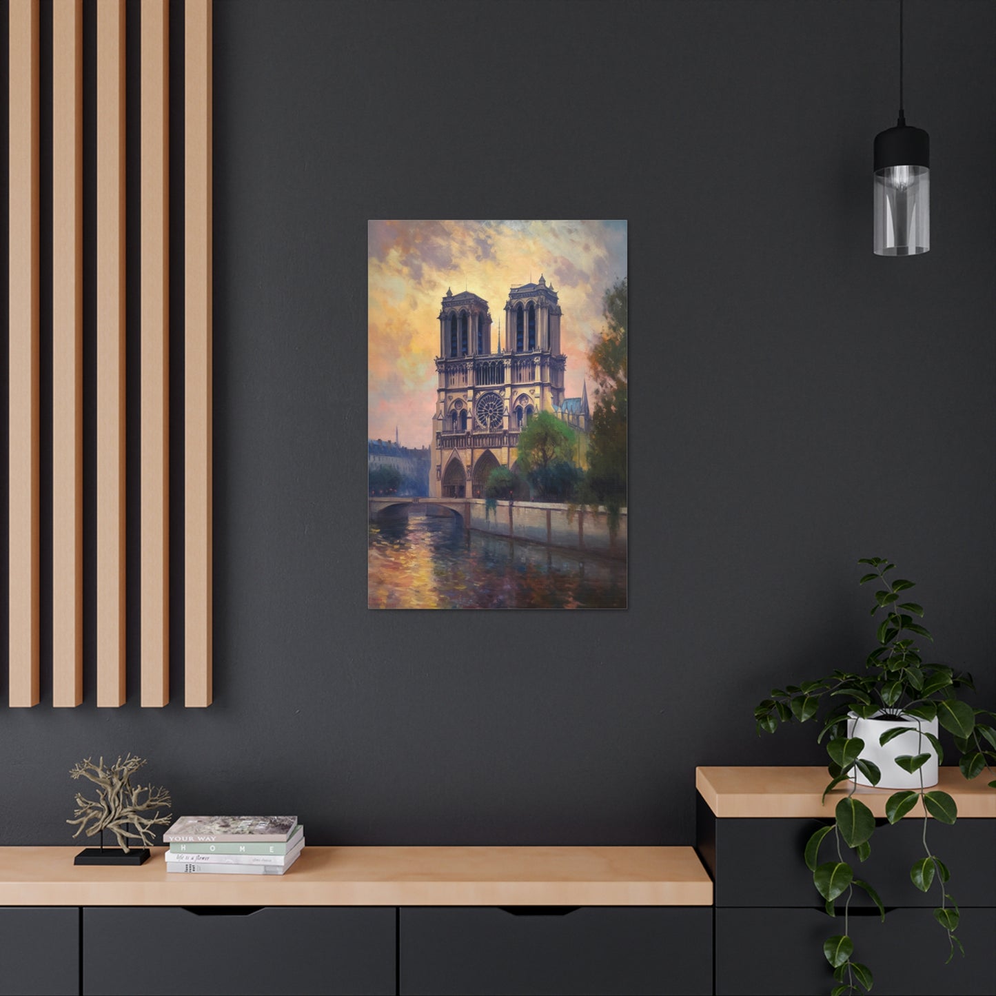 Notre Dame Cathedral Painting for Living Room Oil Painting for Dining Room Painting for Bedroom Painting for Bedroom Painting on Canvas