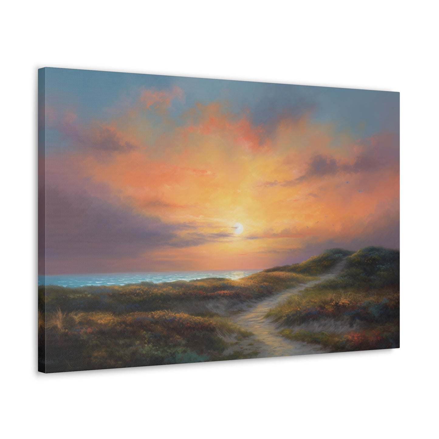 Sunset Painting for Living Room Oil Painting for Dining Room Painting for Bedroom Painting for Bedroom Painting on Canvas Beach Painting