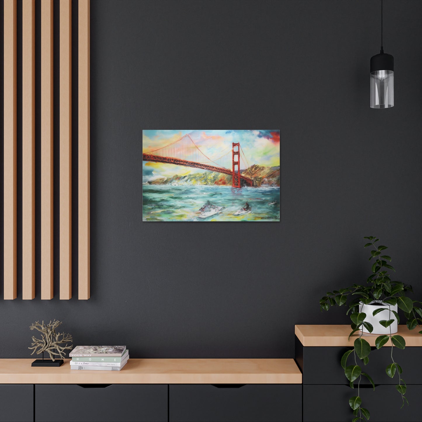 Golden Gate Bridge Painting for Living Room Oil Painting for Dining Room Painting for Bedroom Painting for Office Painting of San Francisco