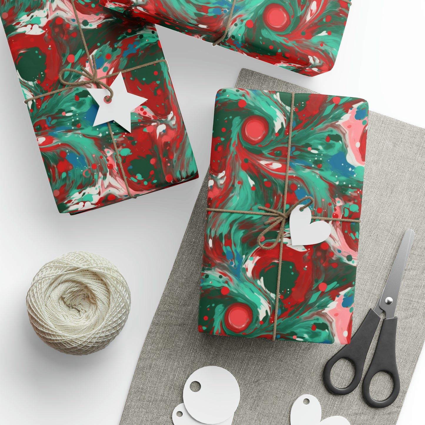 Christmas Wrapping Paper for Christmas Santa Clause Wrapping Paper Custom Wrapping Paper