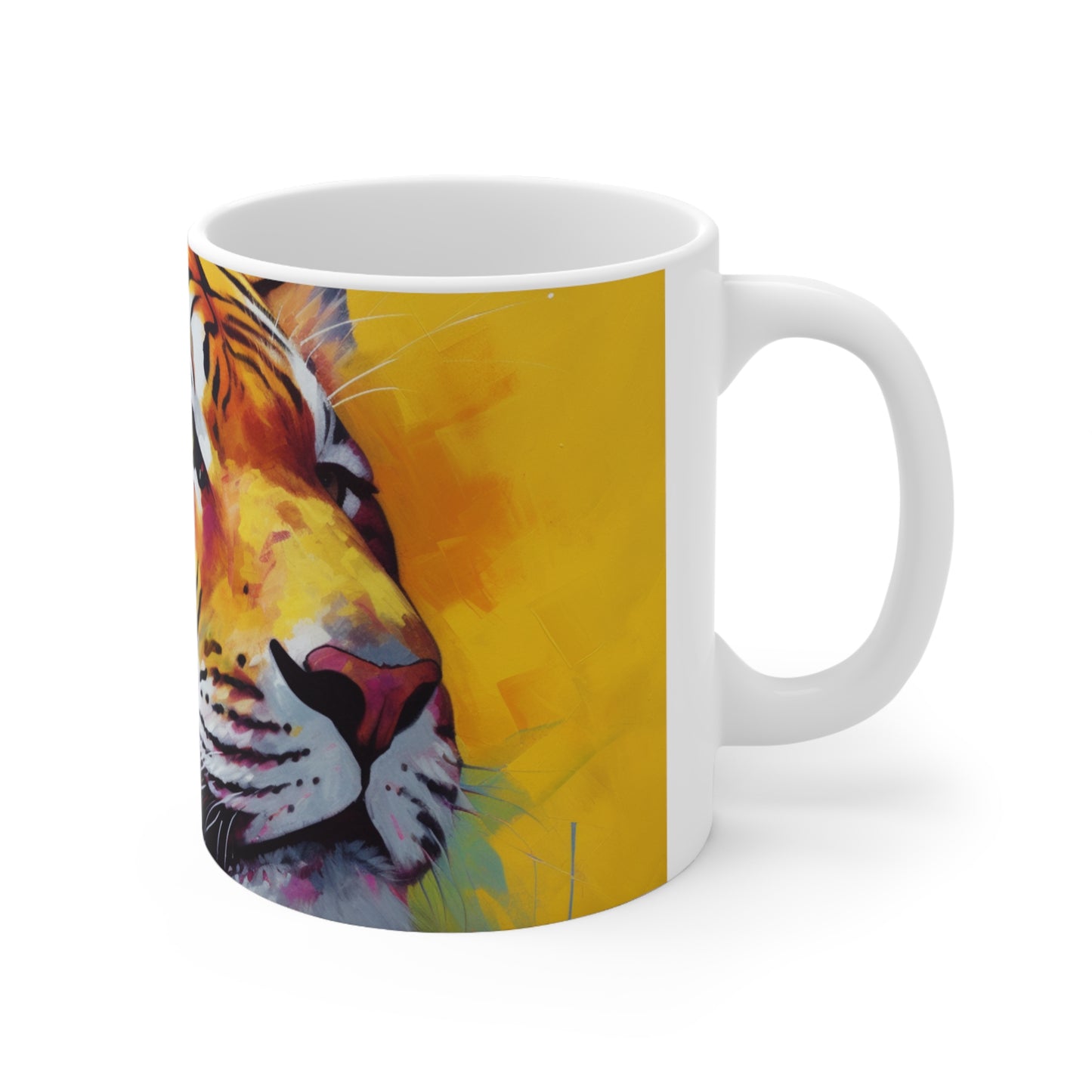 LSU Tiger Ceramic Mug 11oz Coffee Mug for Coffee Mug for Tea Mug for Hot Beverages Hot Chocolate Mug