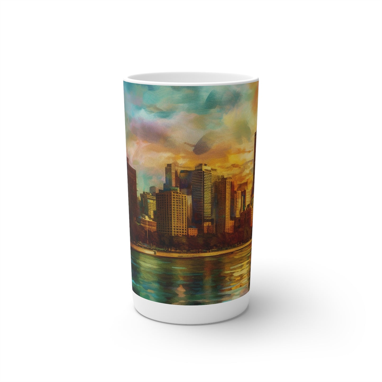 Chicago Coffee Mug Conical Coffee Mugs (3oz, 8oz, 12oz) Hot Chocolate Cup Tea Cup Designer Coffee Mug