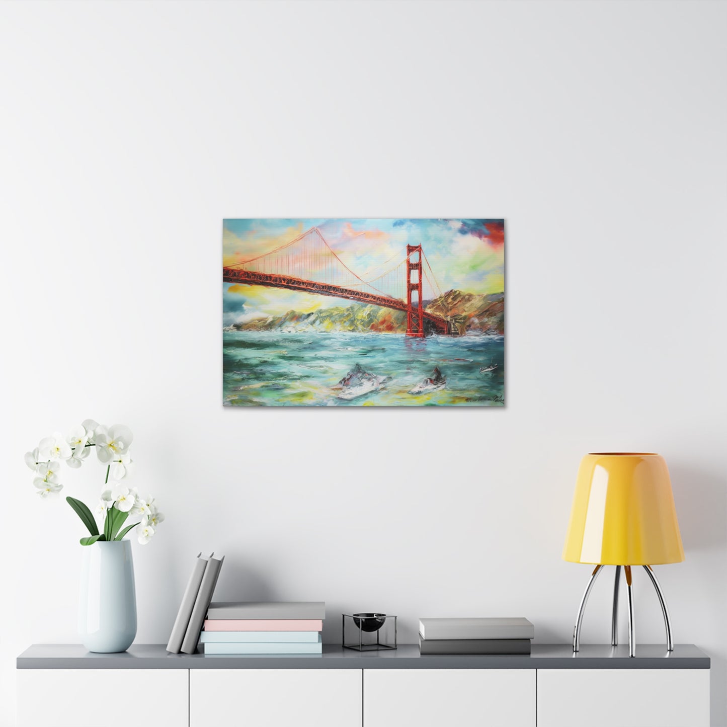 Golden Gate Bridge Painting for Living Room Oil Painting for Dining Room Painting for Bedroom Painting for Office Painting of San Francisco