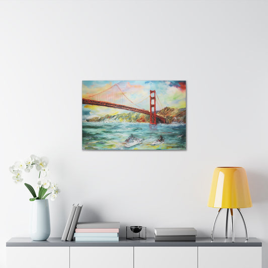 Golden Gate Bridge Painting for Living Room Oil Painting for Dining Room Painting for Bedroom Painting for Office Painting of San Francisco