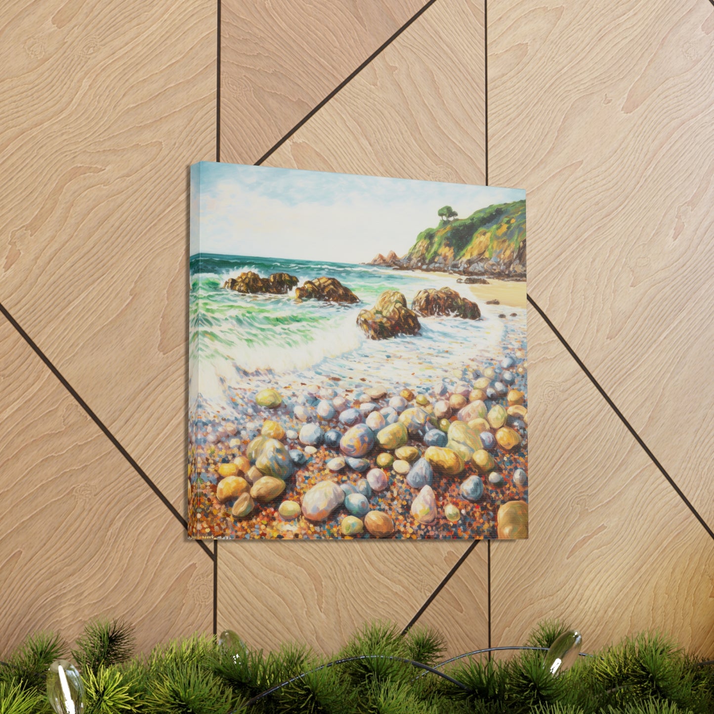 Beach Painting for Living Room Oil Painting for Dining Room Painting for Bedroom Painting for Office Painting of Rock Beach