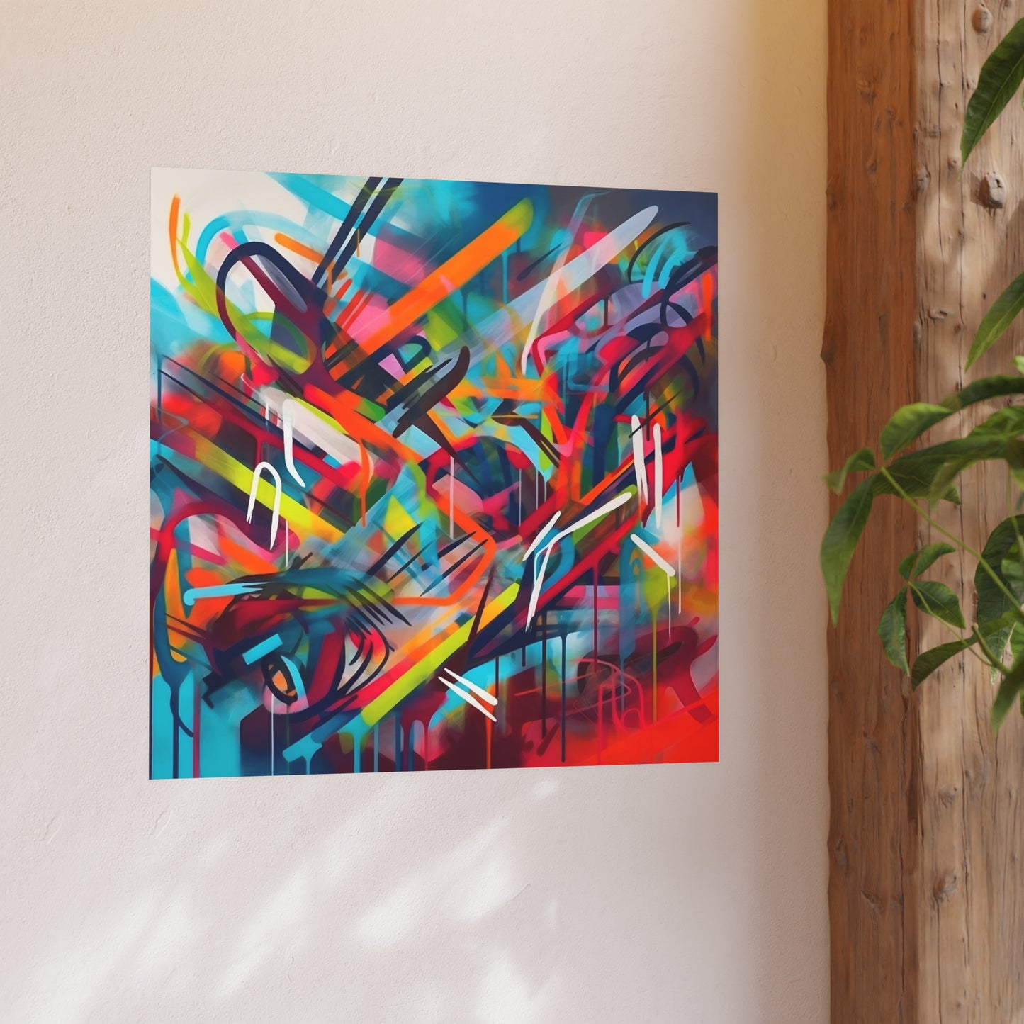 Abstract Art Graffiti Art for Living Room Art for Bedroom Art for Kids Room Art for Office Art