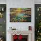 Lily Pad Painting for Living Room Oil Painting for Dining Room Painting for Bedroom Painting for Bedroom Painting of Pond