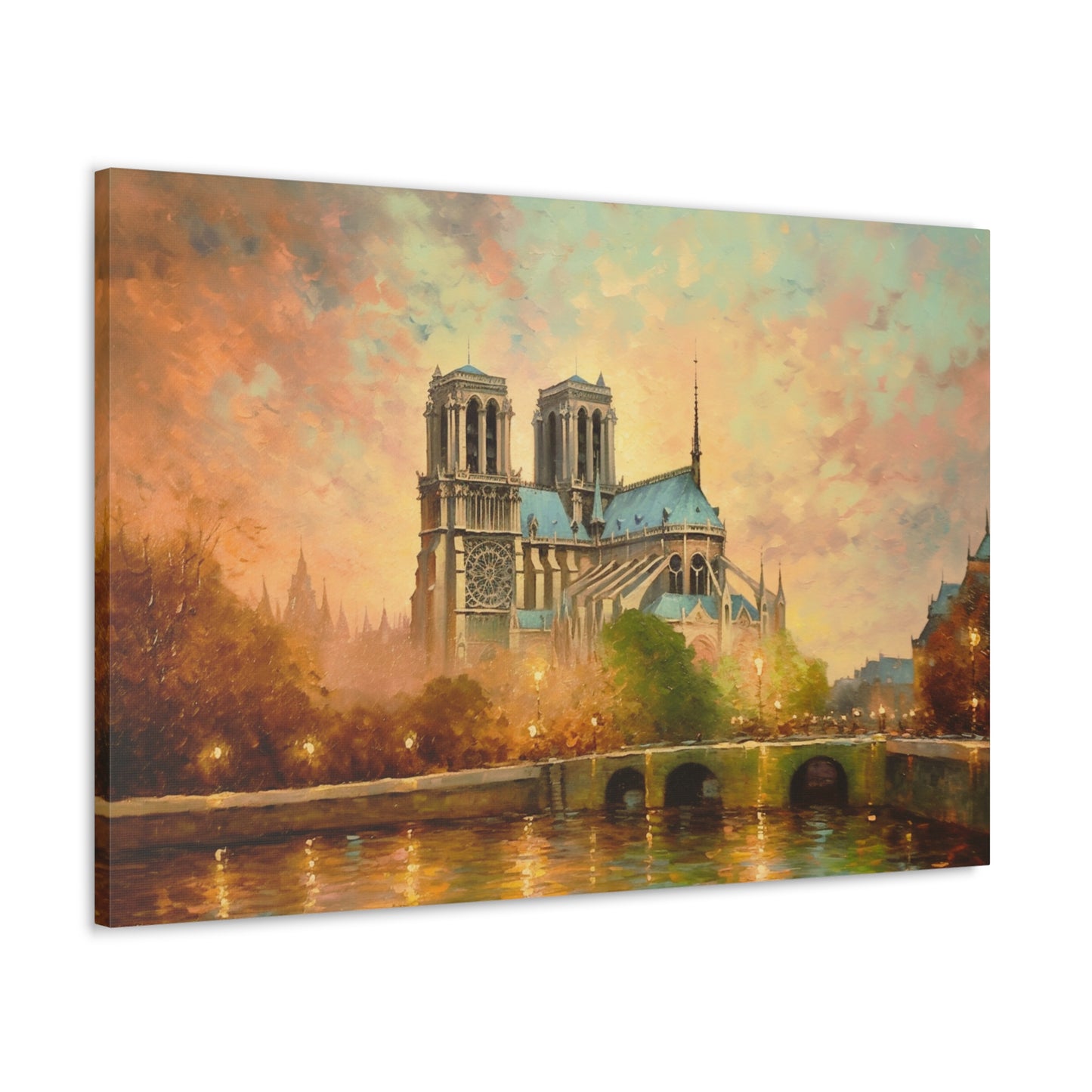 Notre Dame Cathedral Painting for Living Room Oil Painting for Dining Room Painting for Bedroom Painting for Bedroom Painting on Canvas