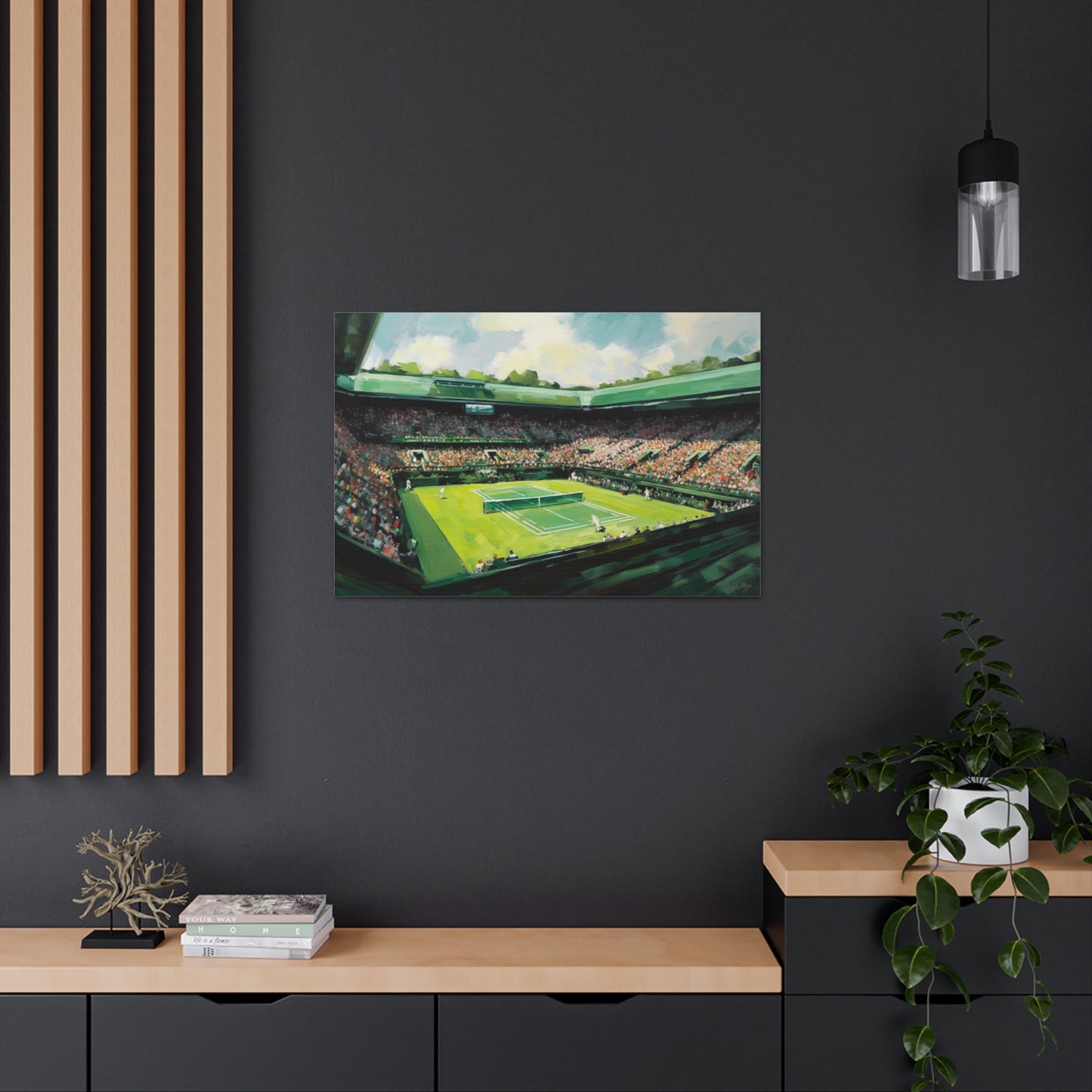 Tennis Painting for Living Room Oil Painting Dining Room Painting for Bedroom Painting for Office Painting of Wimbledon