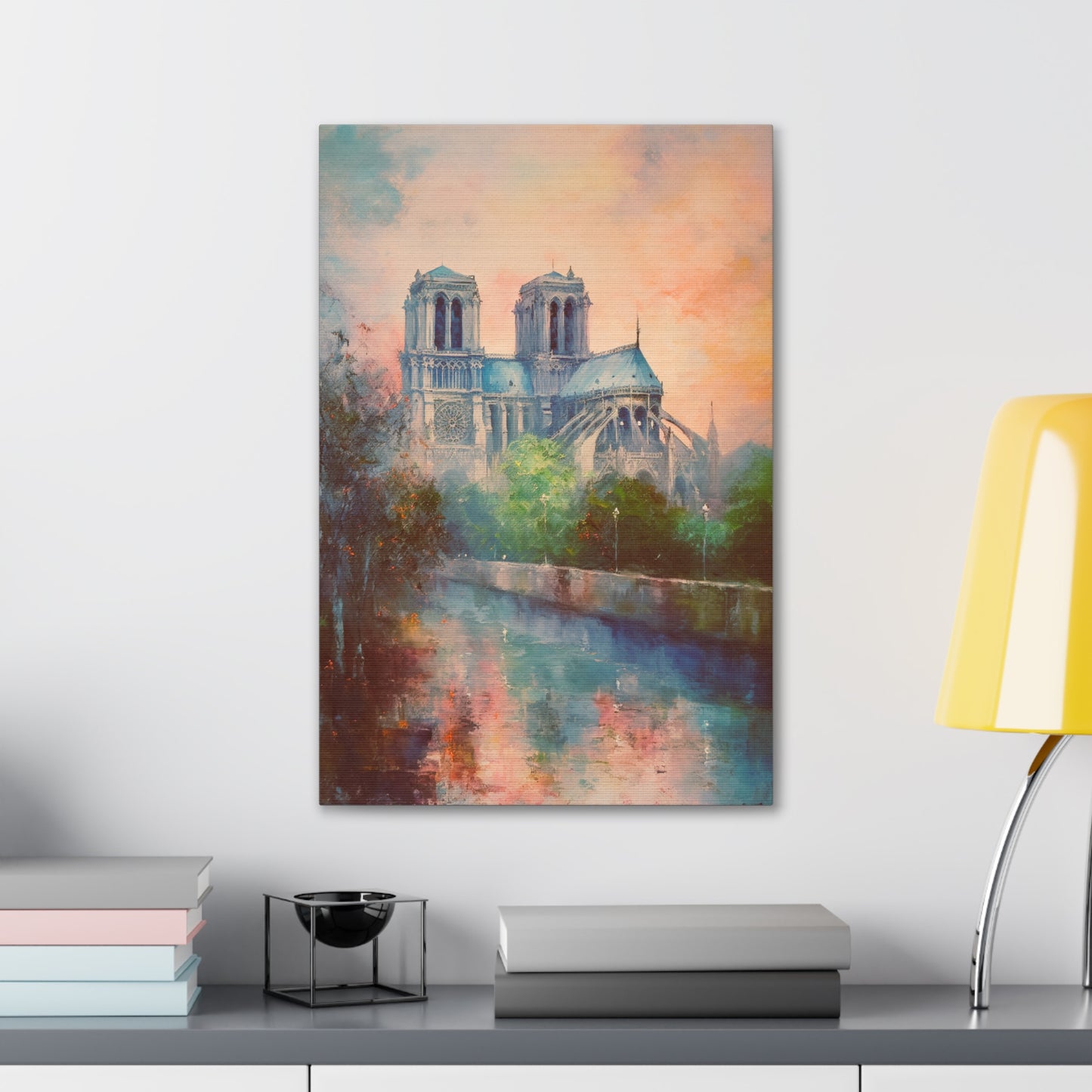 Notre Dame Cathedral Painting for Living Room Oil Painting for Dining Room Painting for Bedroom Painting for Bedroom Painting on Canvas