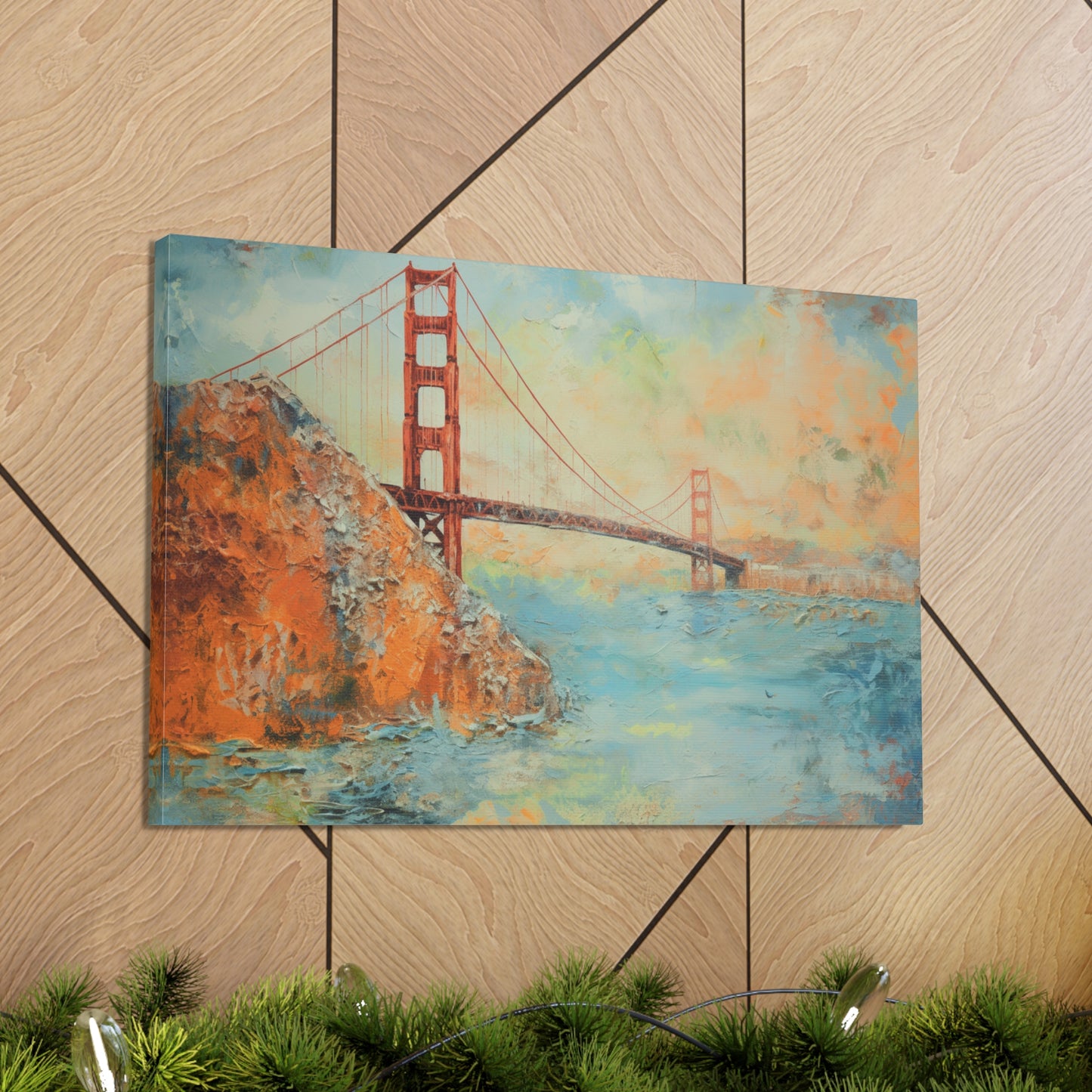 Golden Gate Bridge Painting for Living Room Oil Painting for Dining Room Painting for Bedroom Painting for Office Painting of San Francisco