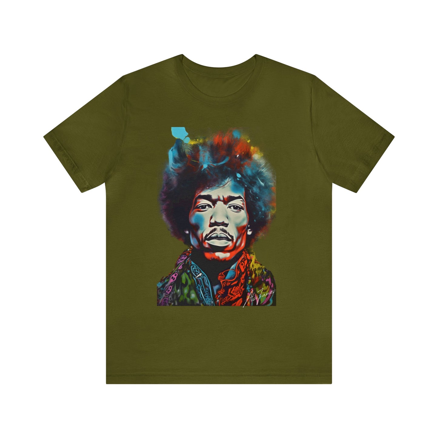 Jimmy Hendrix T-shirt  for Concert T-Shirt for Musical Festival T-shirt Jimmy Hendrix Pocket T-Shirt