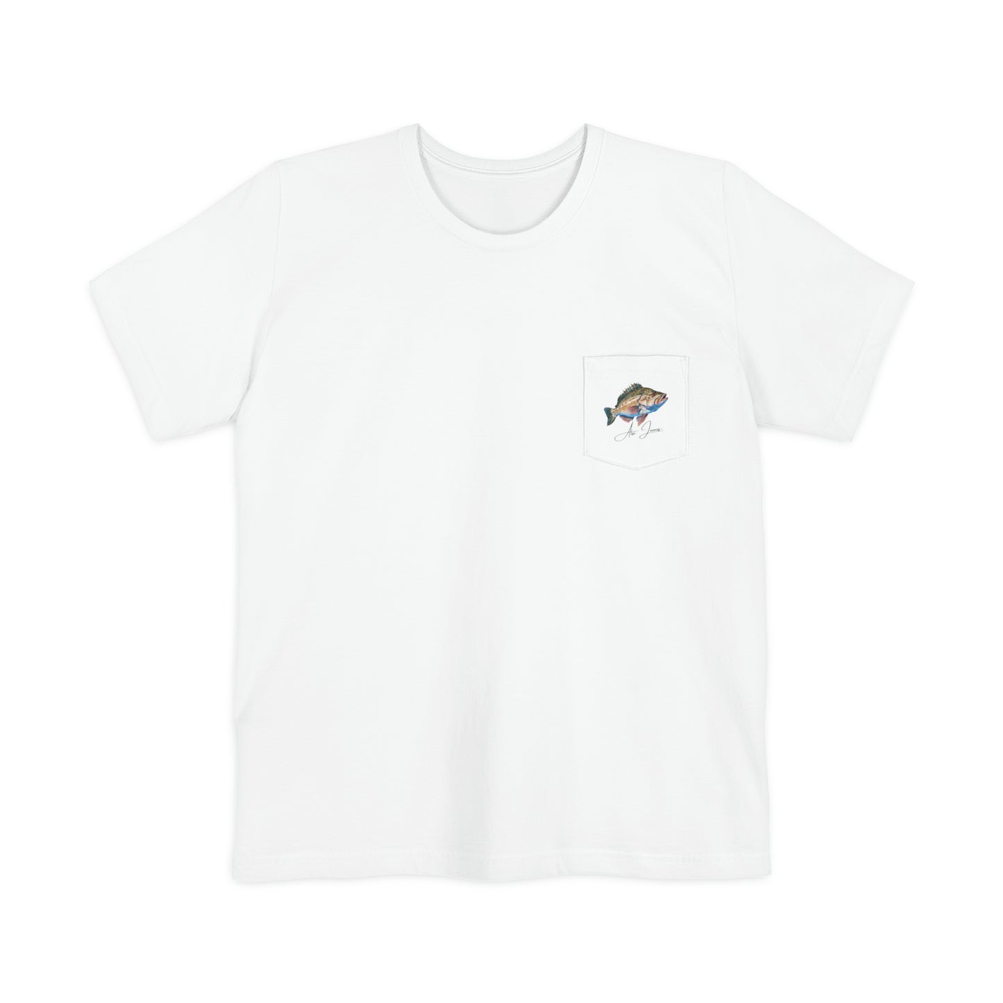 Fishing T-shirt for Fishing T-Shirt of Grouper T-shirt of Fish Pocket T-Shirt